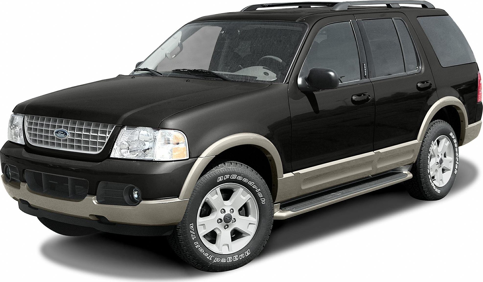 Front side view of SUV with alloy wheels and running boards