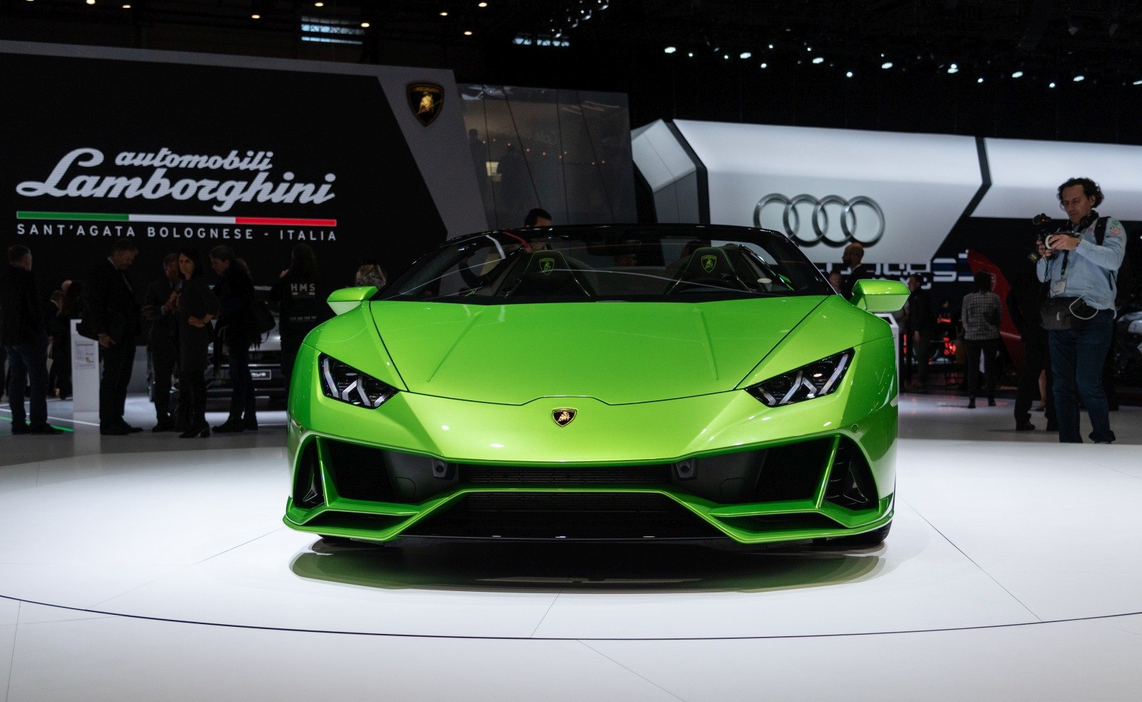 Front view with sharp LED headlights and aerodynamic bumper