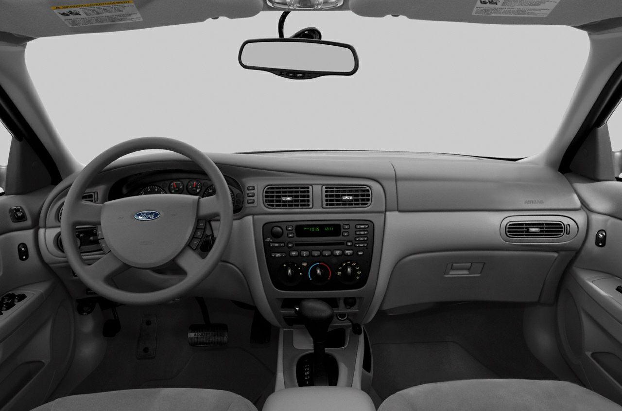 Interior dashboard with steering wheel and central console