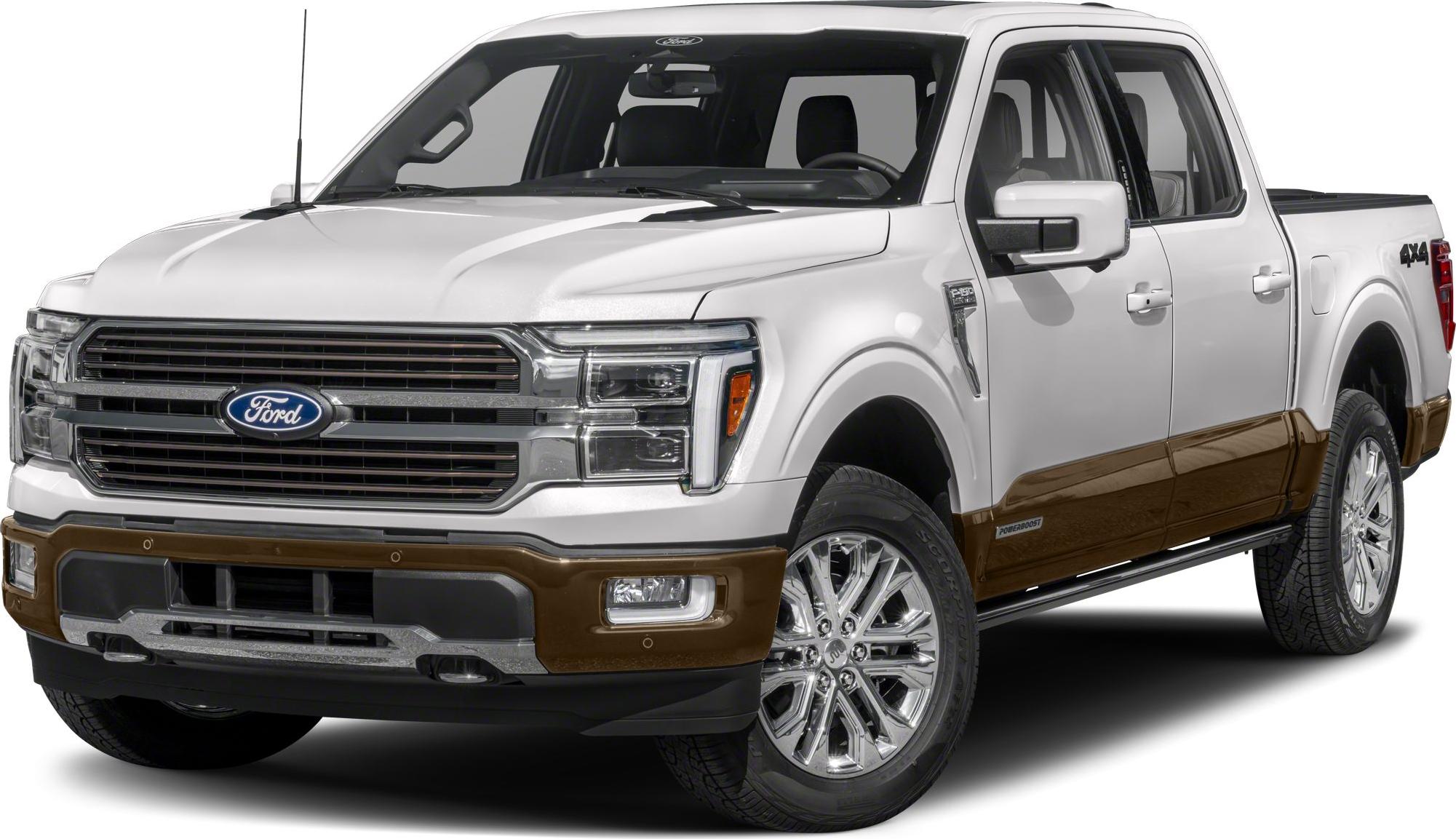 Facelift 2024 pickup with chrome grille and dual-tone body