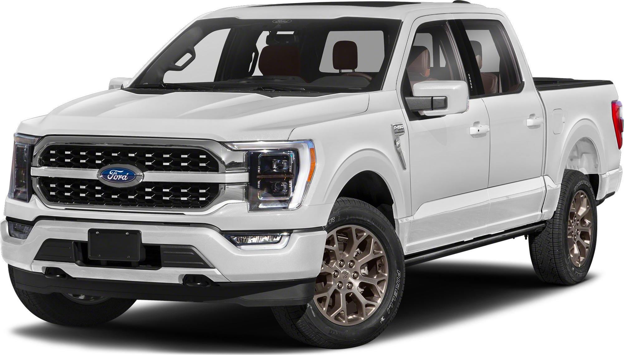 Front and side view of a modern pickup truck with LED headlights
