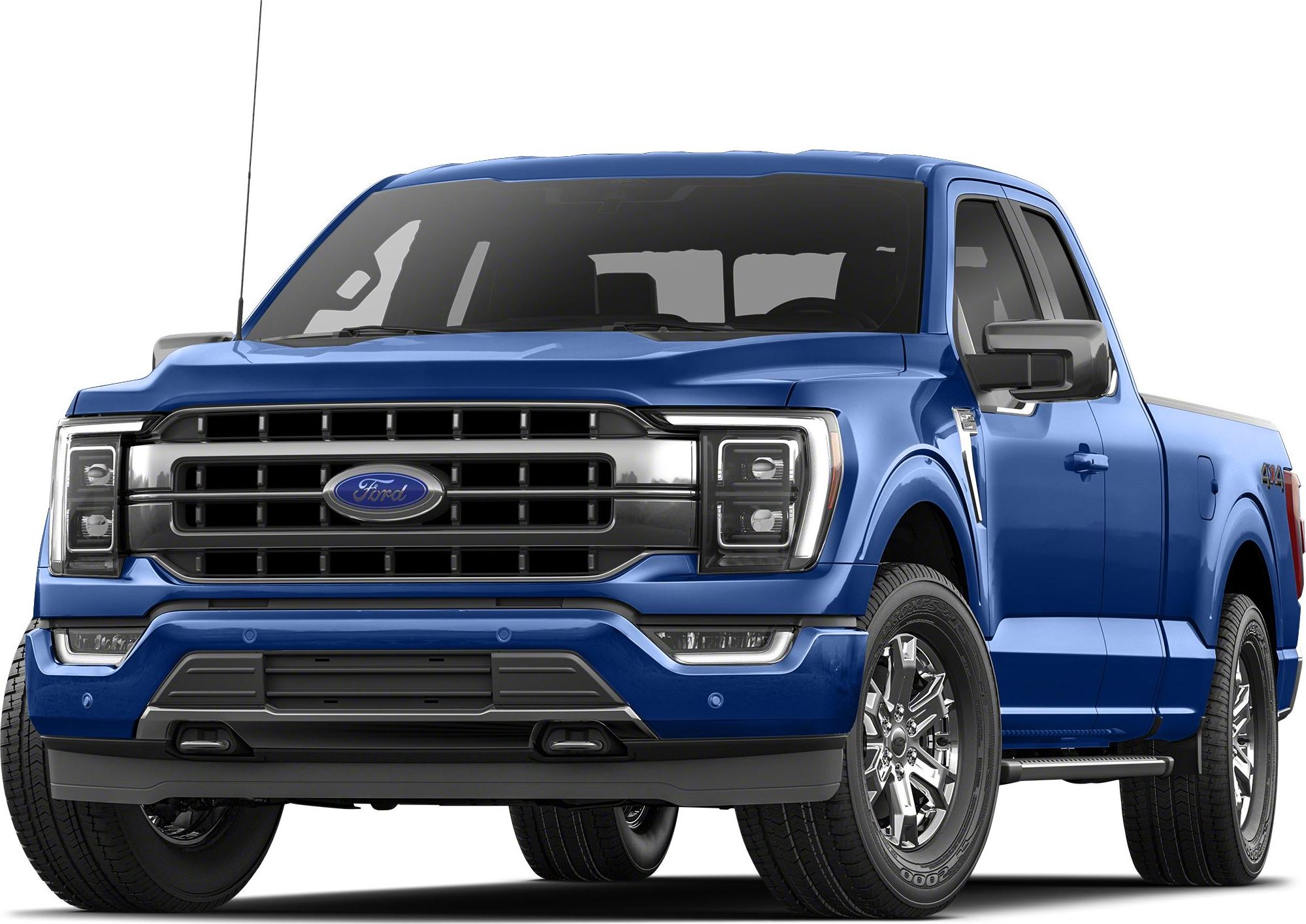 3/4 front-left view, Atlas Blue Metallic