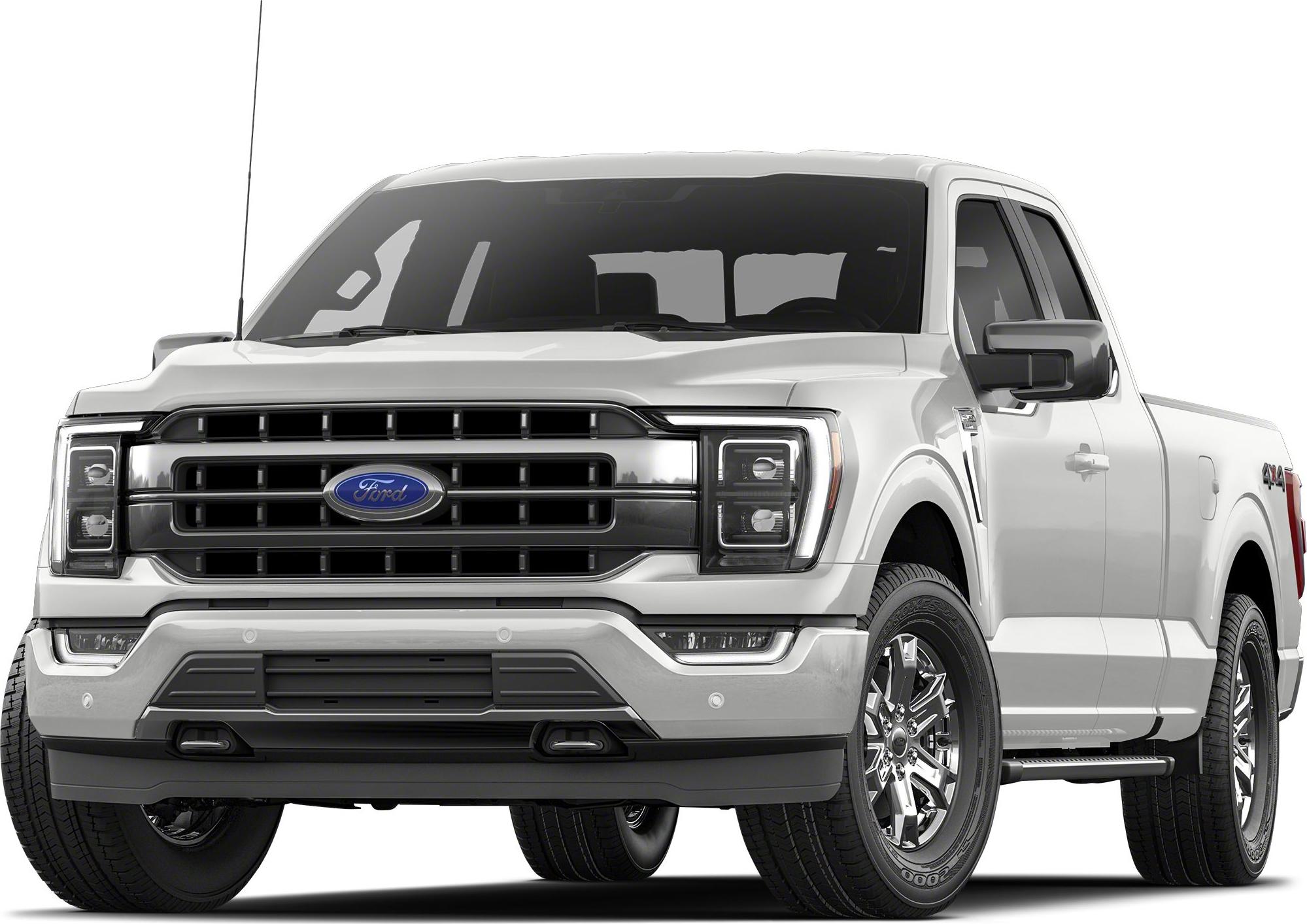 3/4 front-left view, Oxford White