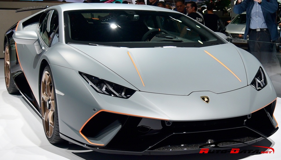 Aggressive front view with aerodynamic features and sharp headlights