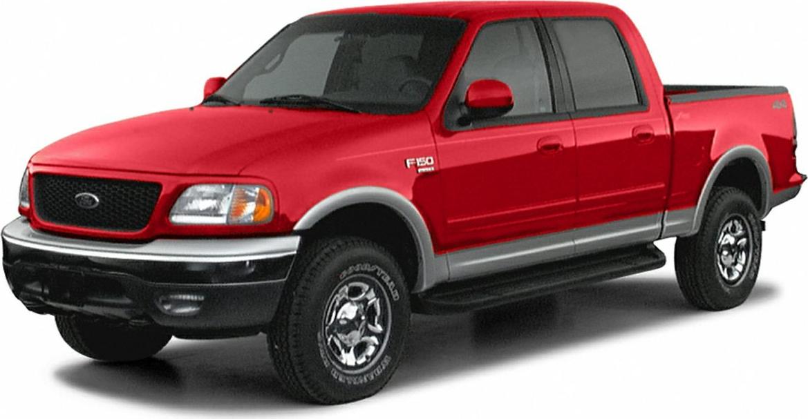Red 4-door full-size pickup truck with 4x4 off-road capability