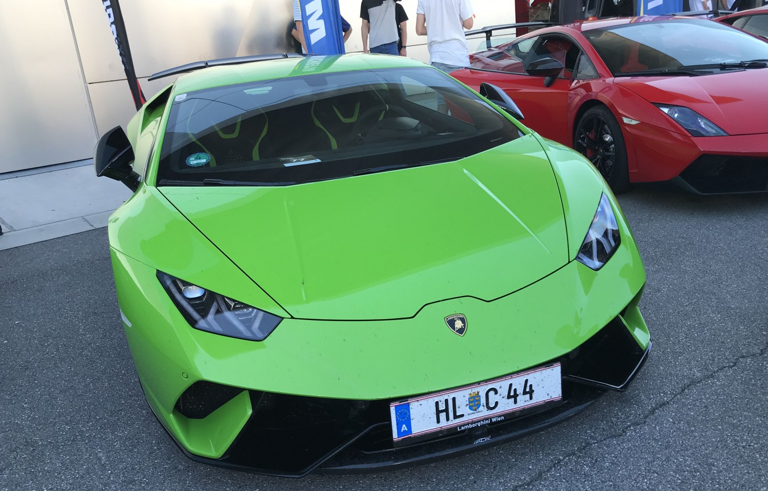 Sharp headlights and aggressive front bumper with aerodynamic design