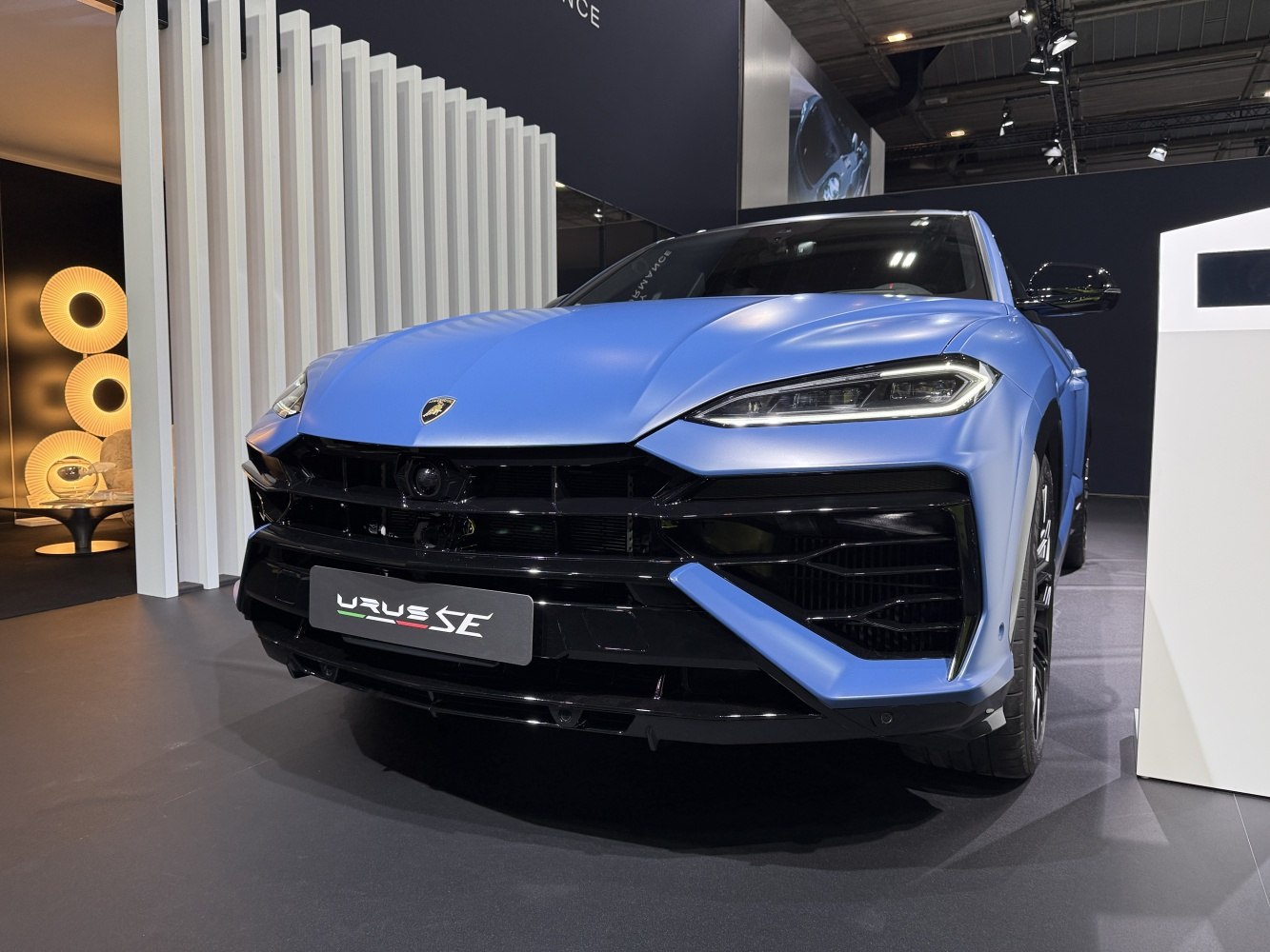 Close-up of updated front fascia and LED headlights