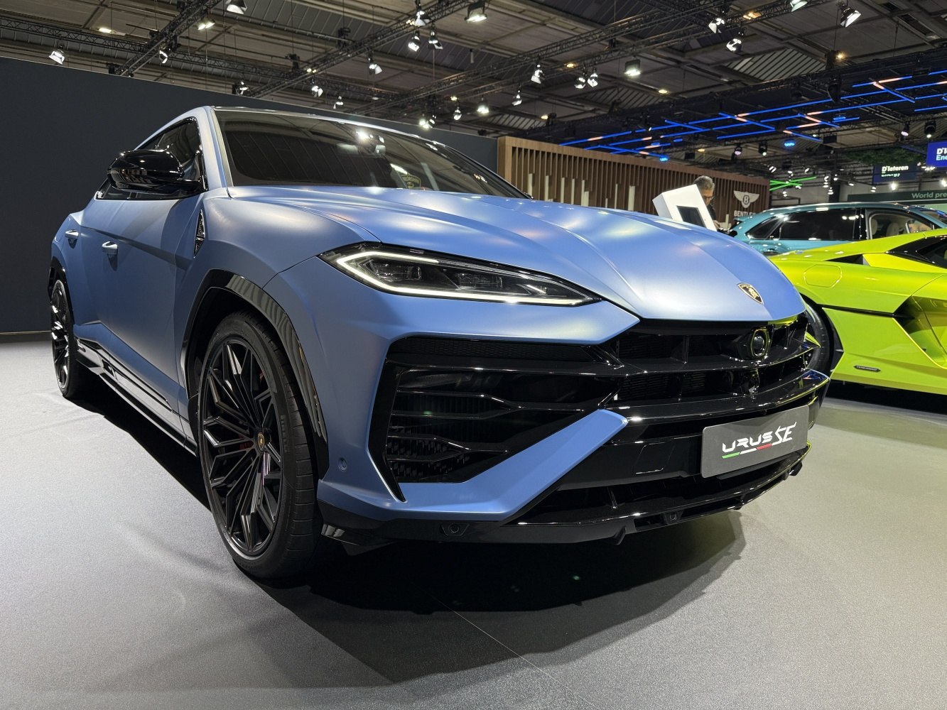 Front grille, sharp headlights, and detailed alloy wheels