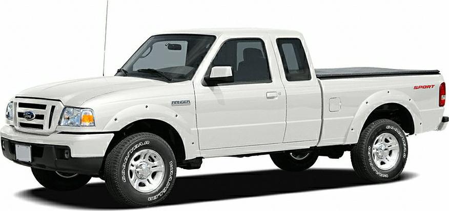 3/4 front-left view, Oxford White Clearcoat