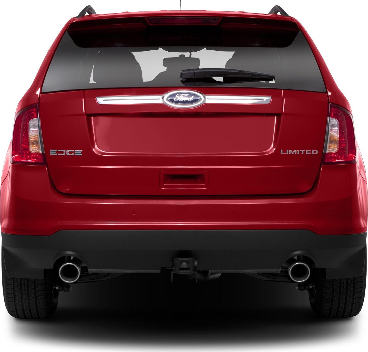 Rear view with dual exhausts and rear wiper