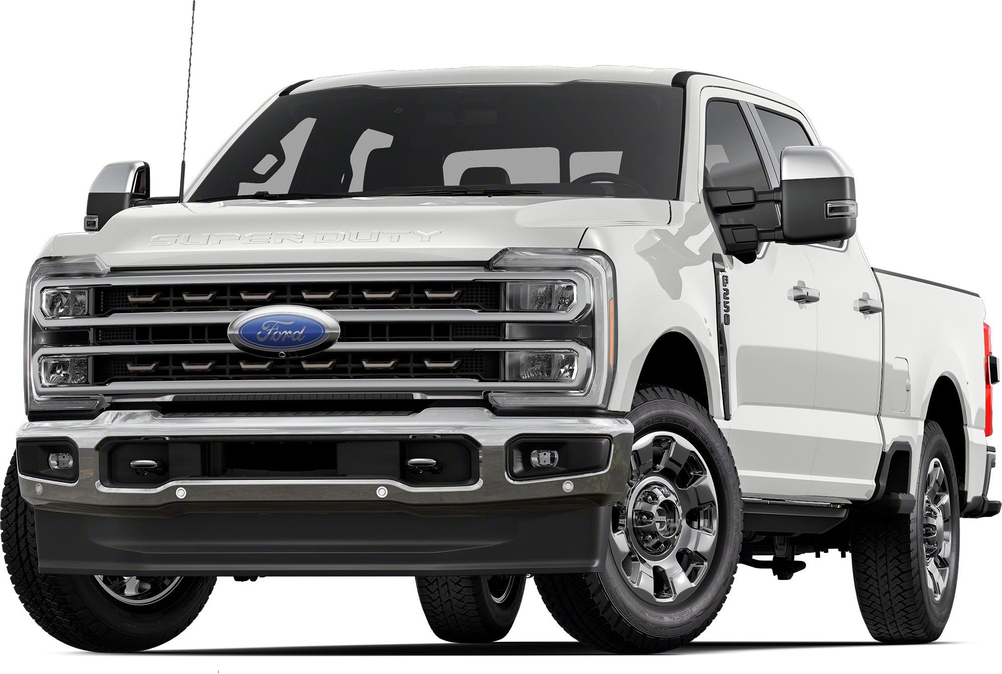 3/4 front-left view, Oxford White
