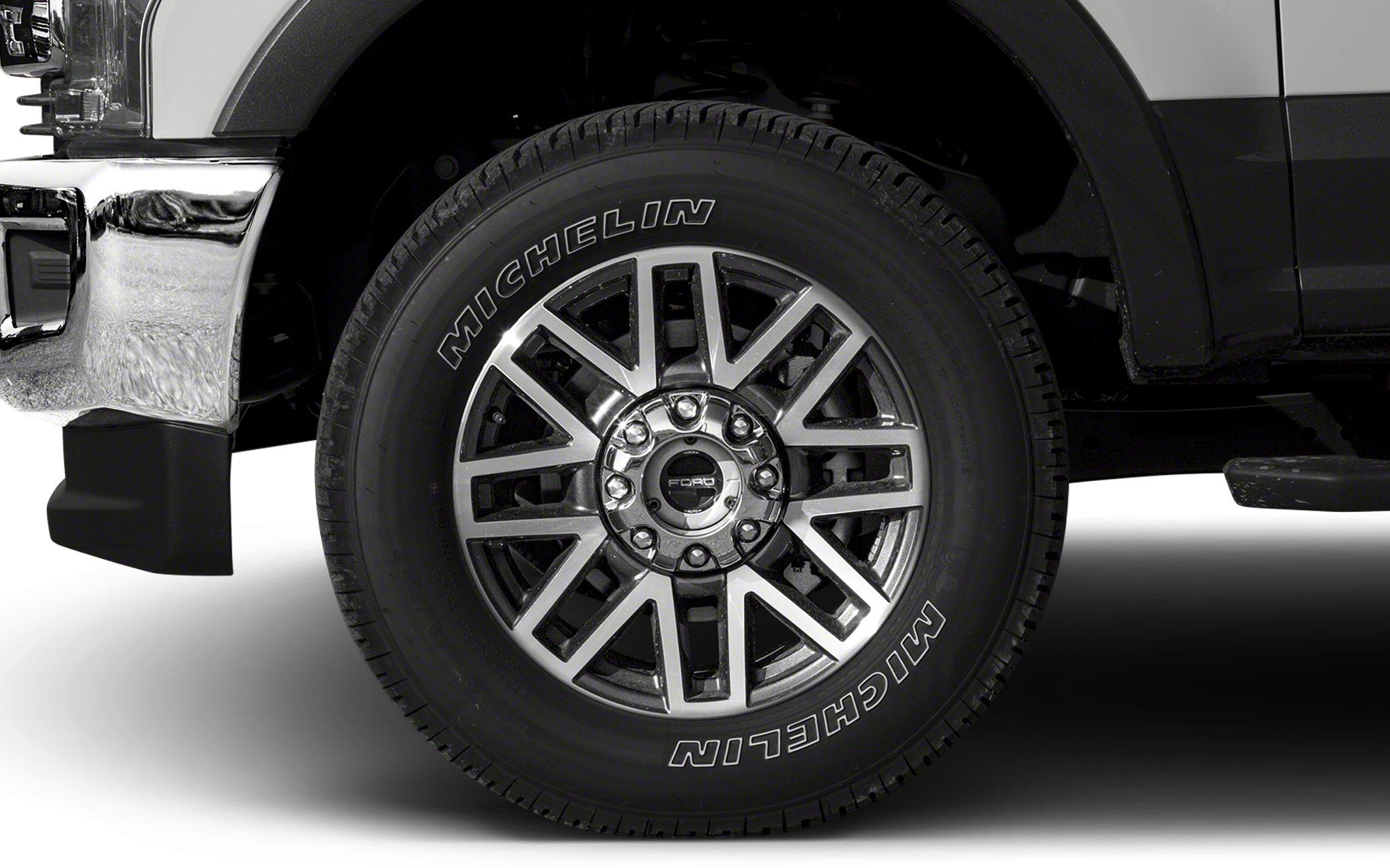 Alloy wheel and Michelin tire close-up with rugged, multi-spoke design
