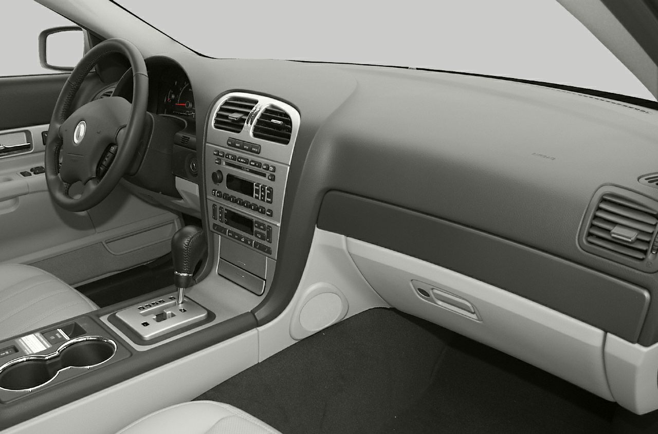 Interior dashboard and center console with automatic gear shift and controls