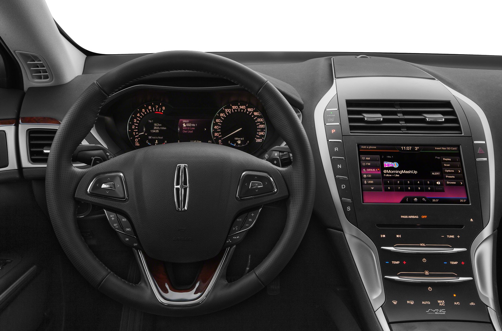 digital dashboard, touchscreen infotainment, multifunction steering wheel