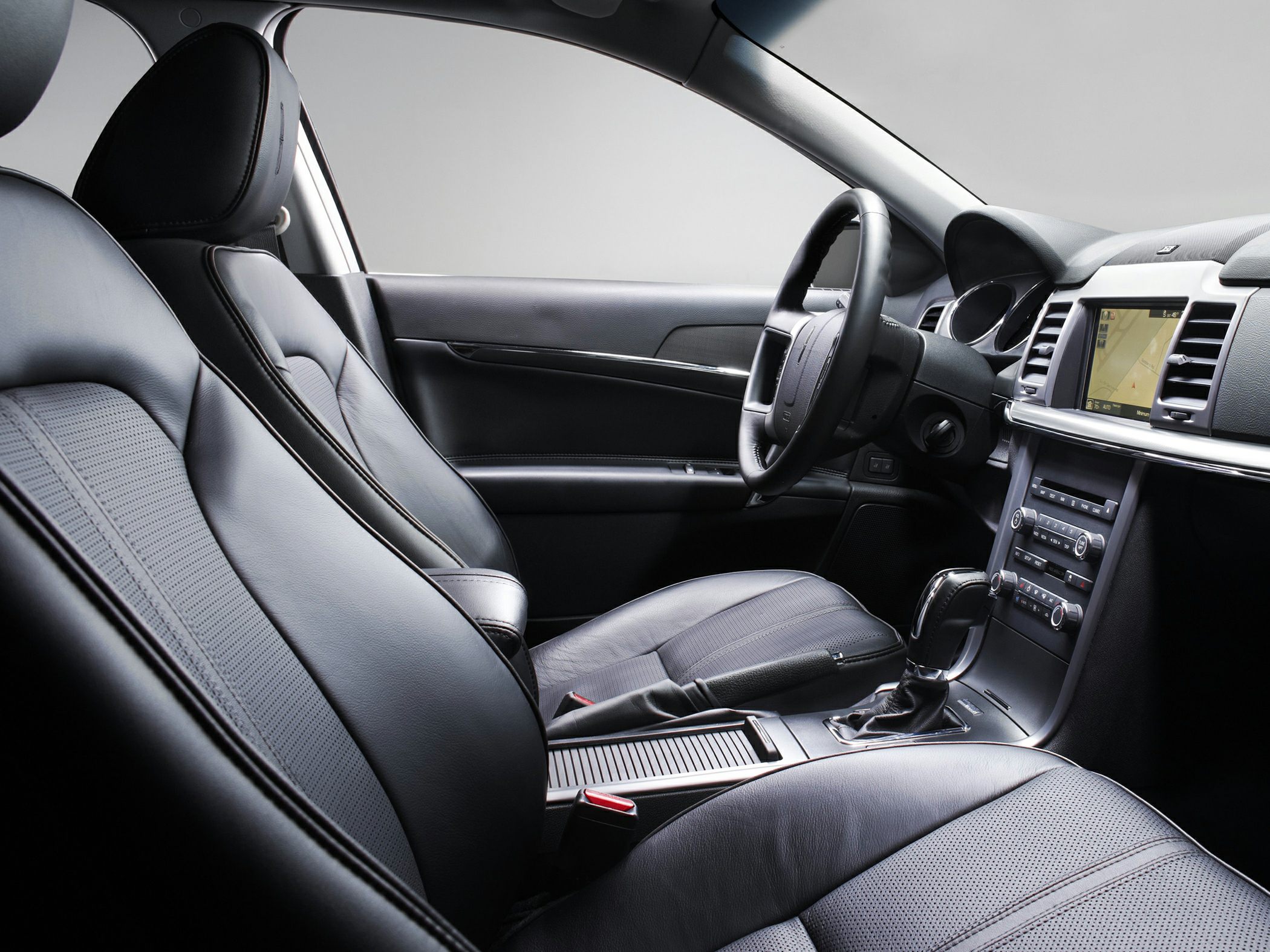 Leather seats and advanced dashboard with infotainment system