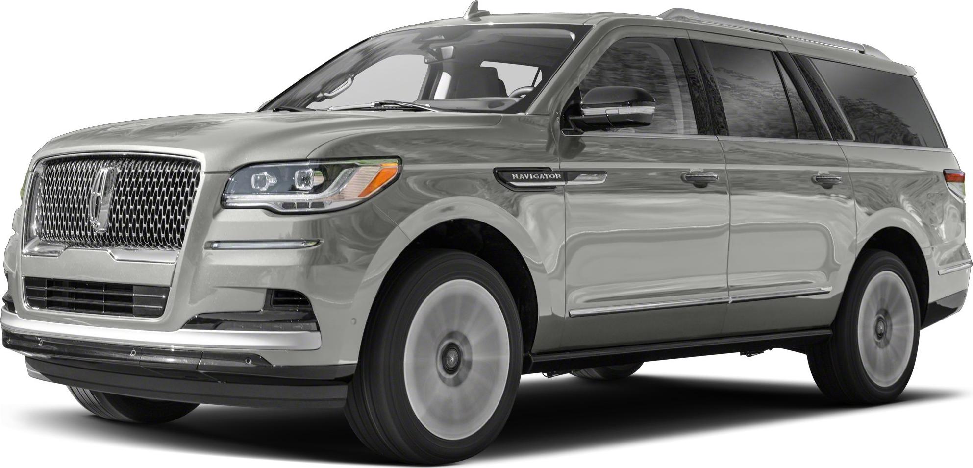 Luxury full-size SUV with large chrome grille and LED headlights