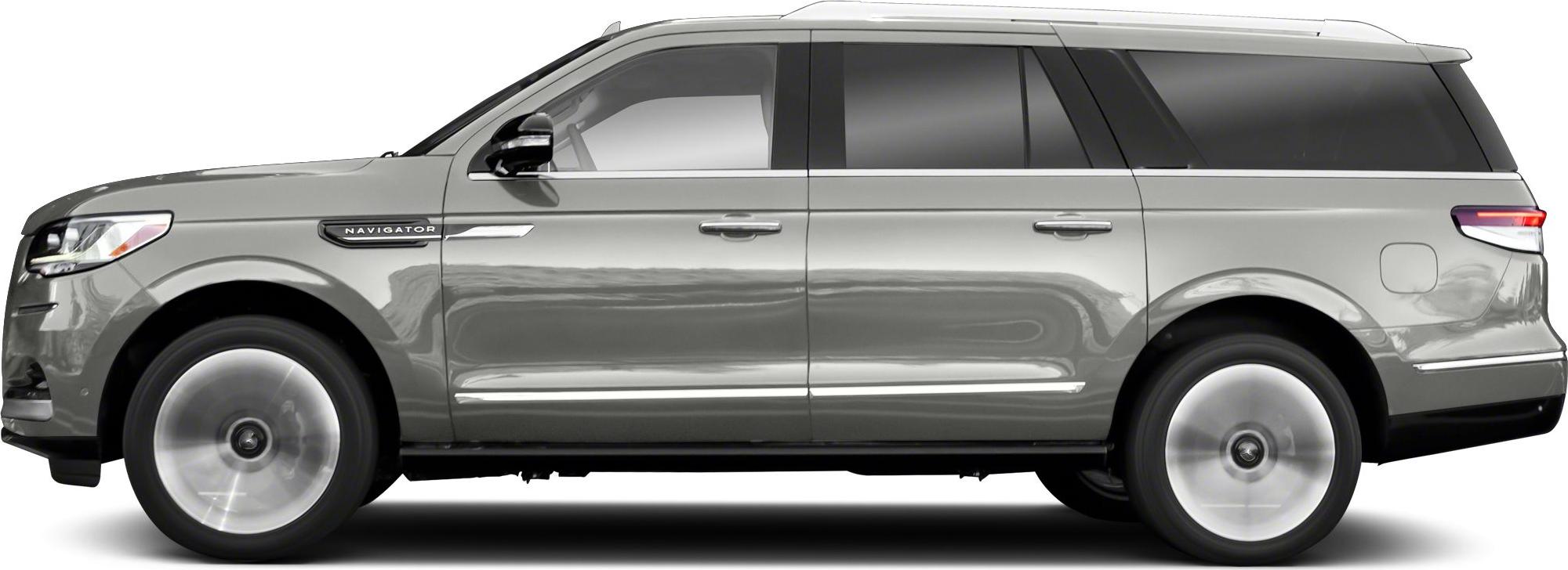Luxury full-size SUV side profile with tinted windows and large wheels