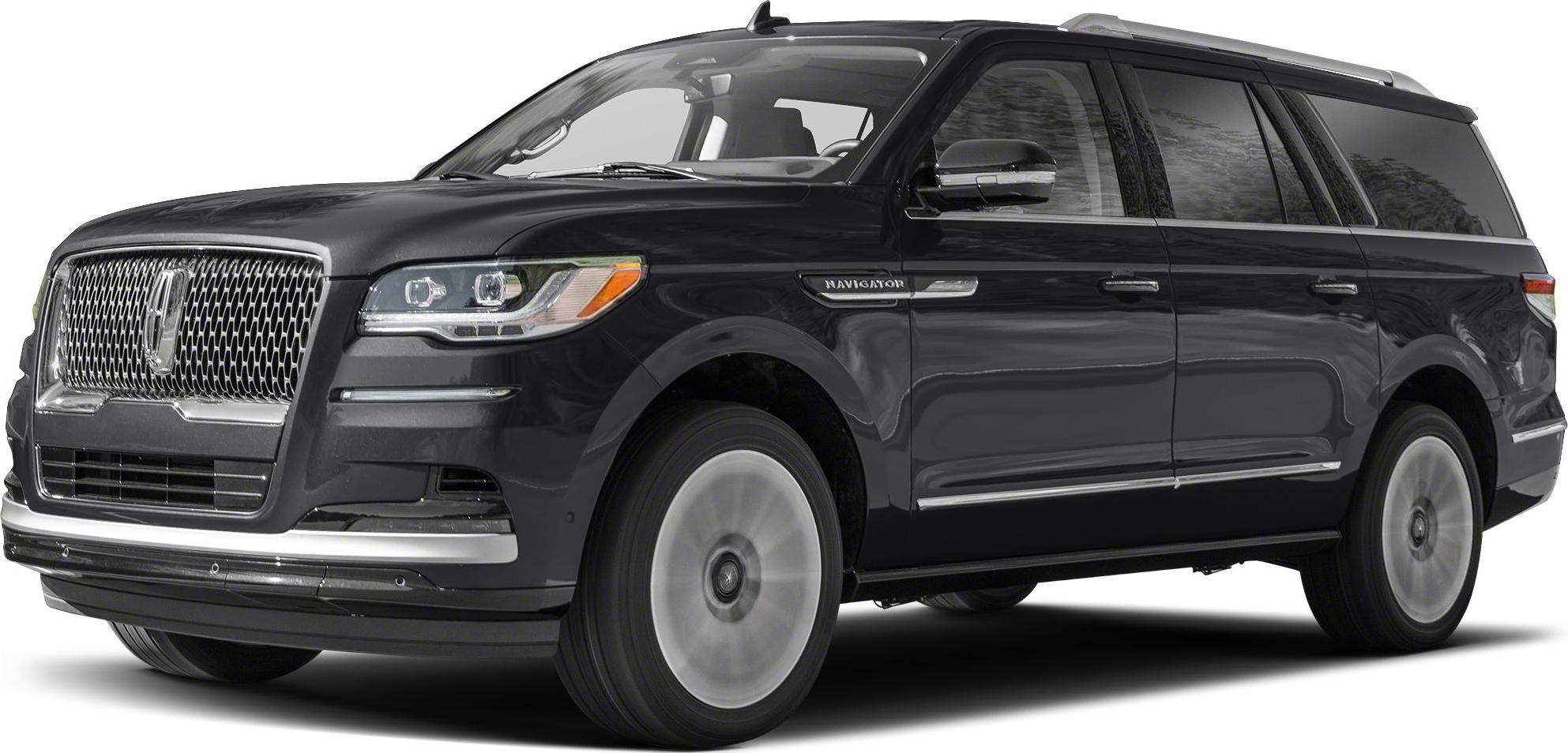 Black luxury SUV with prominent grille and LED headlights