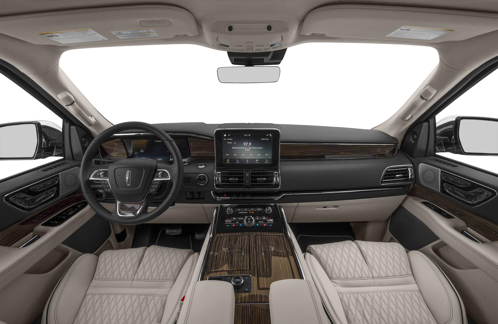 Leather seats, digital dashboard, touchscreen, wood trim, spacious interior