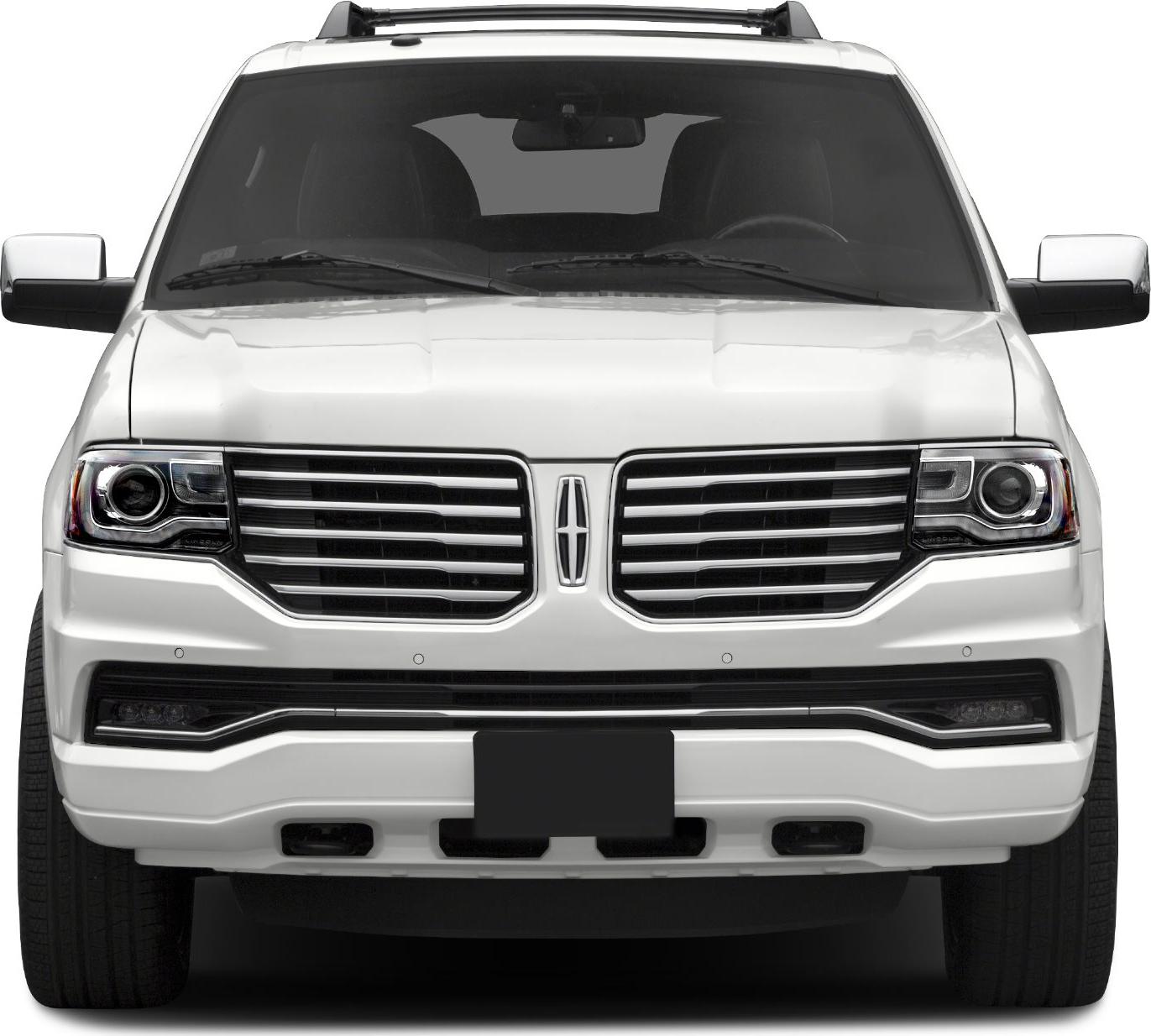 Front view featuring distinctive grille and headlights of a large SUV