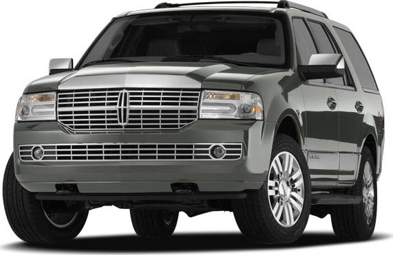 Front view of SUV with large grille and LED headlights