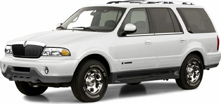 White SUV with front grille and side profile