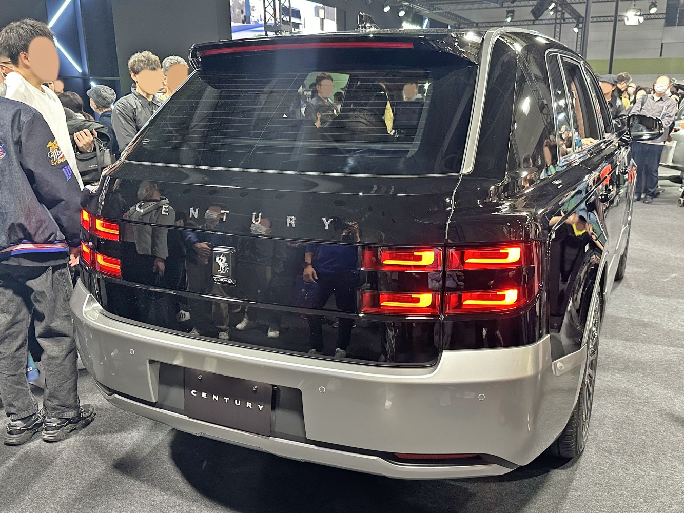 Rear view showcasing distinctive taillights and luxury SUV styling