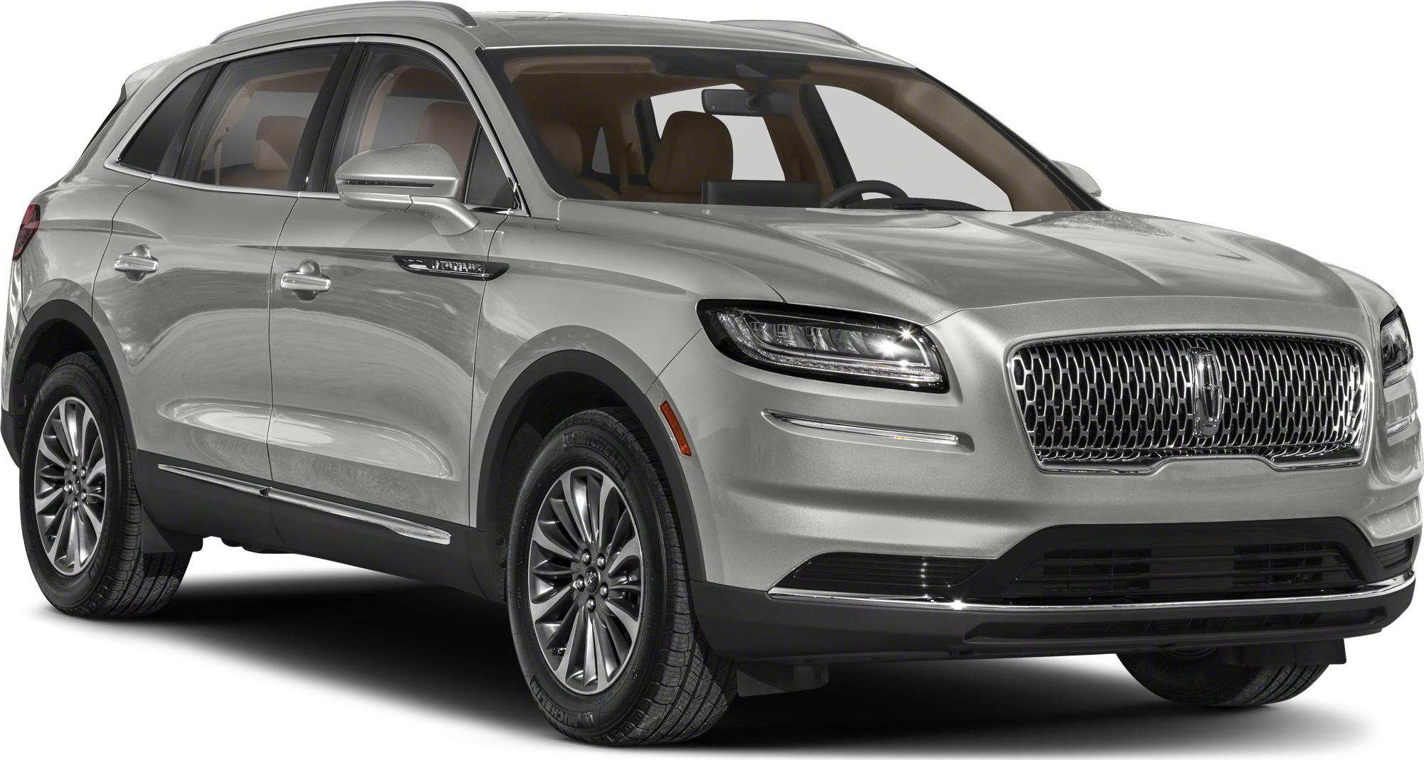 Silver SUV with LED headlights and unique mesh front grille