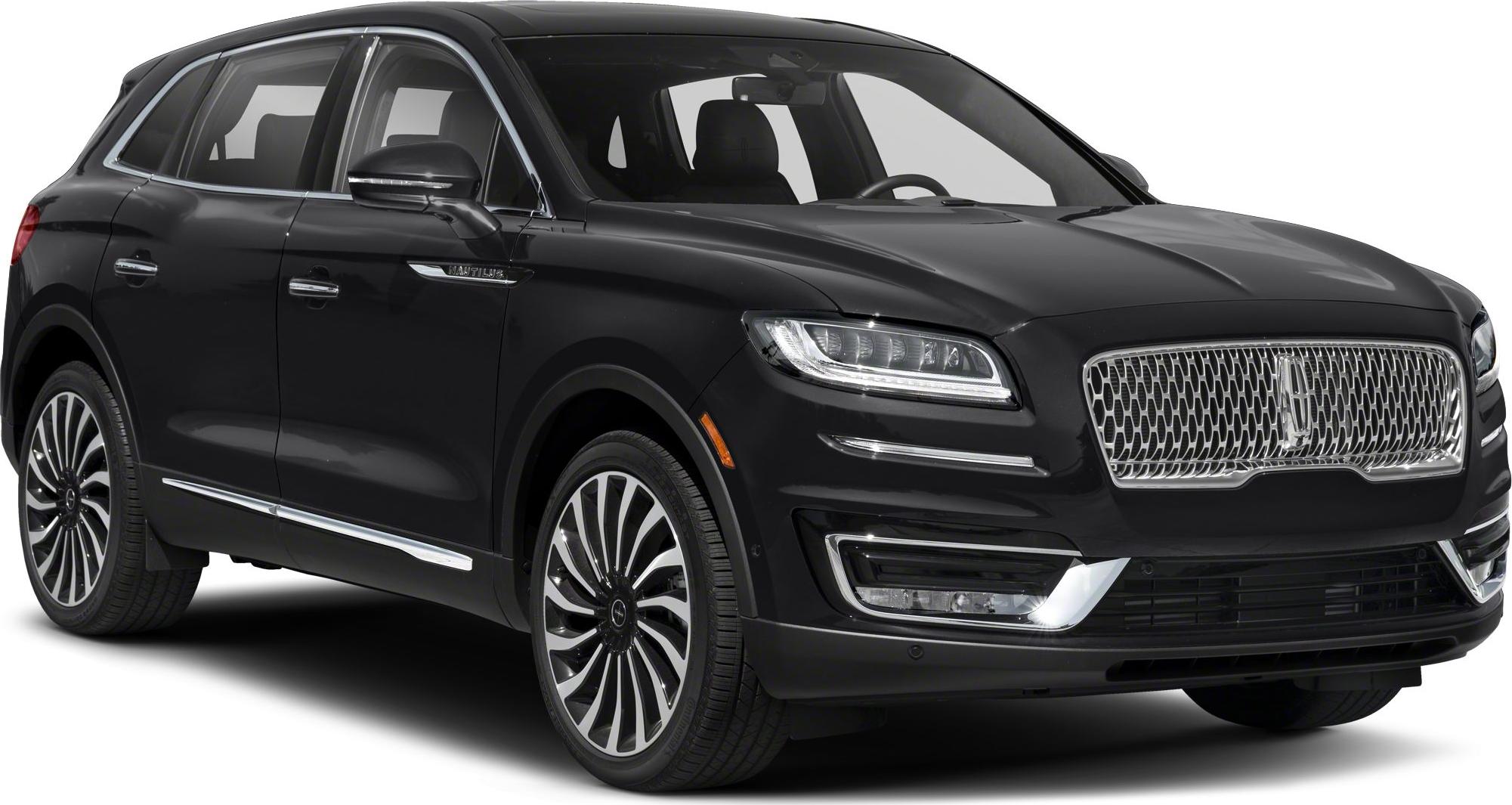 SUV front view with LED headlights and chrome grille