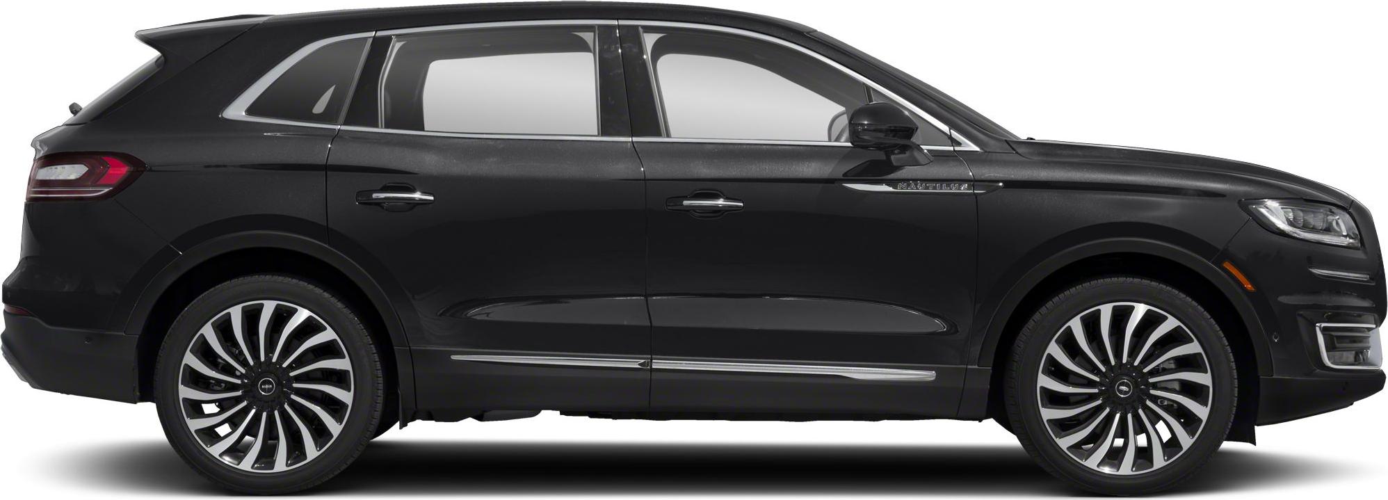 Mid-size luxury SUV side view with stylish alloy wheels and chrome accents