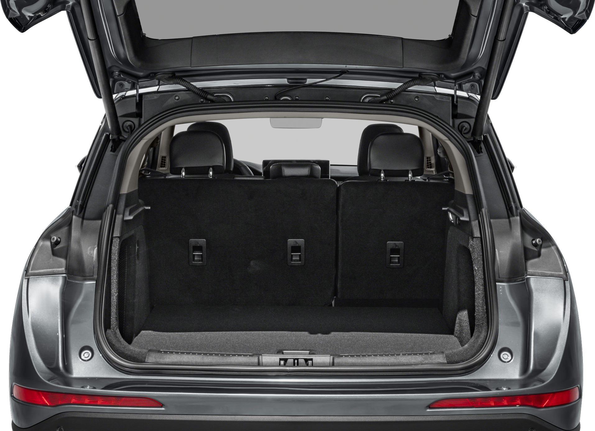 Open hatchback with spacious cargo area and rear seats visible