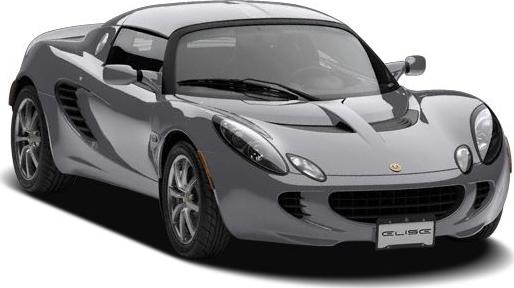 Front side view of a sleek, aerodynamic sports car.