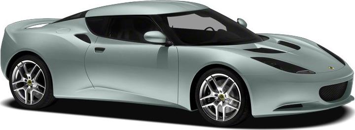 Silver sports coupe with sleek aerodynamic design and alloy wheels side profile