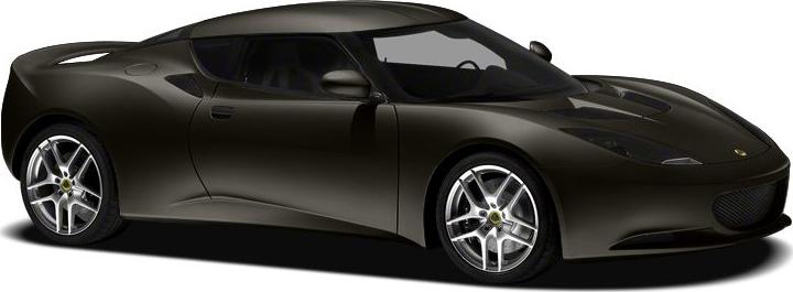 Sleek sports coupe with aerodynamic body and alloy wheels