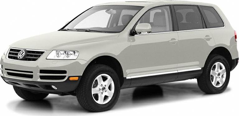 Front and side exterior view of mid-size SUV with alloy wheels