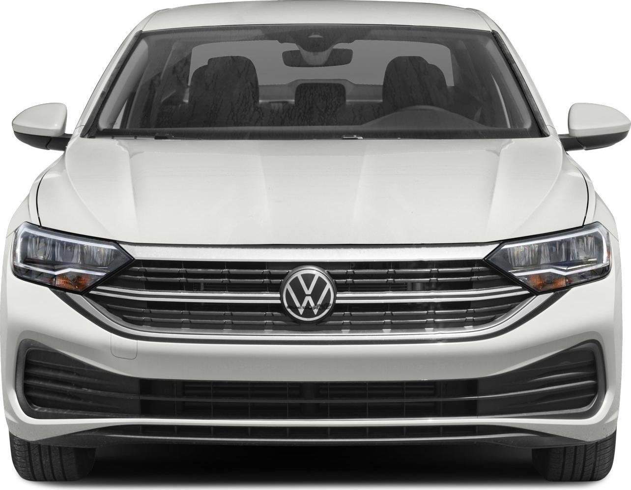 Front view showing redesigned grille and headlights of a modern sedan