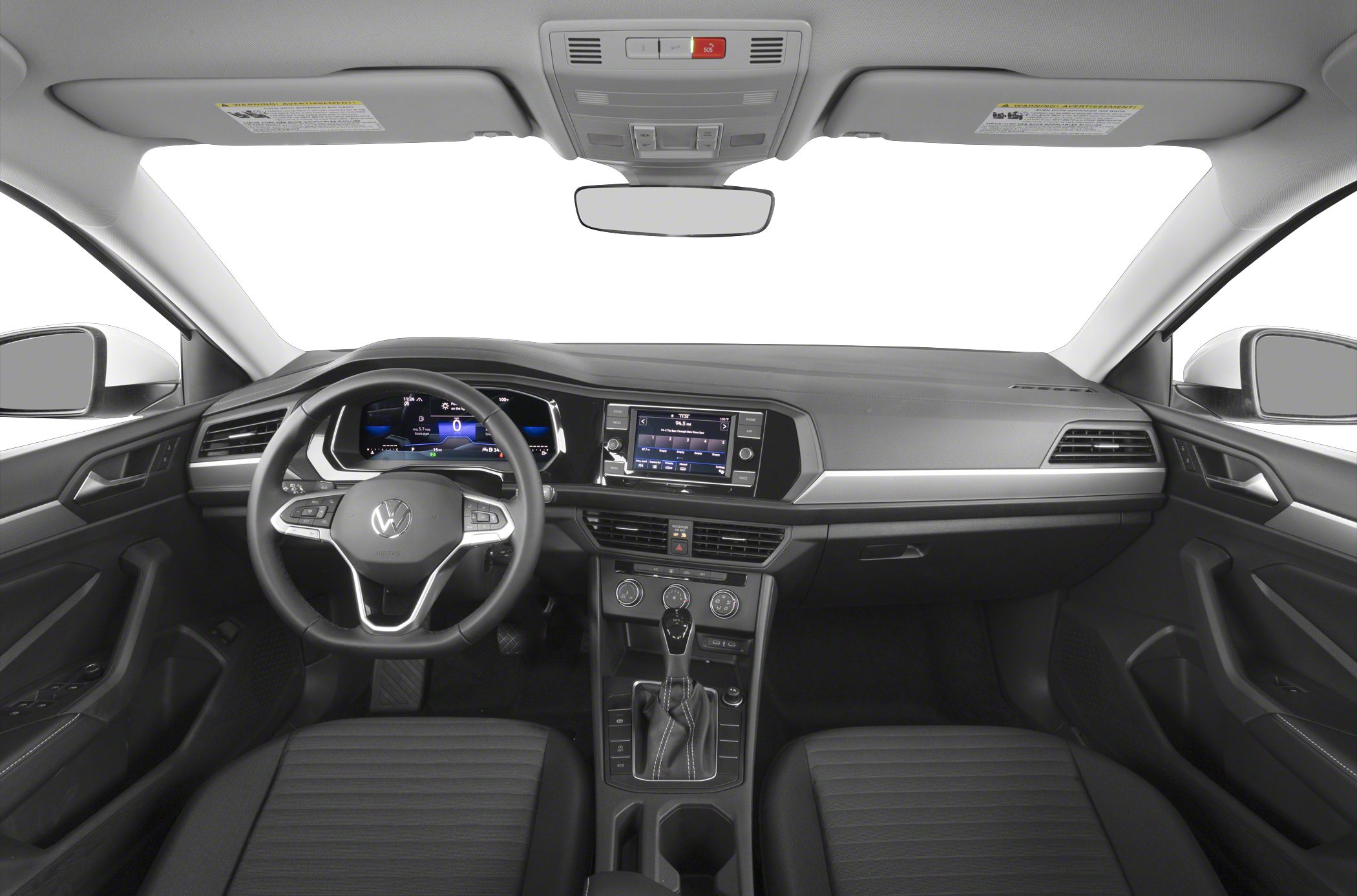 Digital instrument cluster and central infotainment console