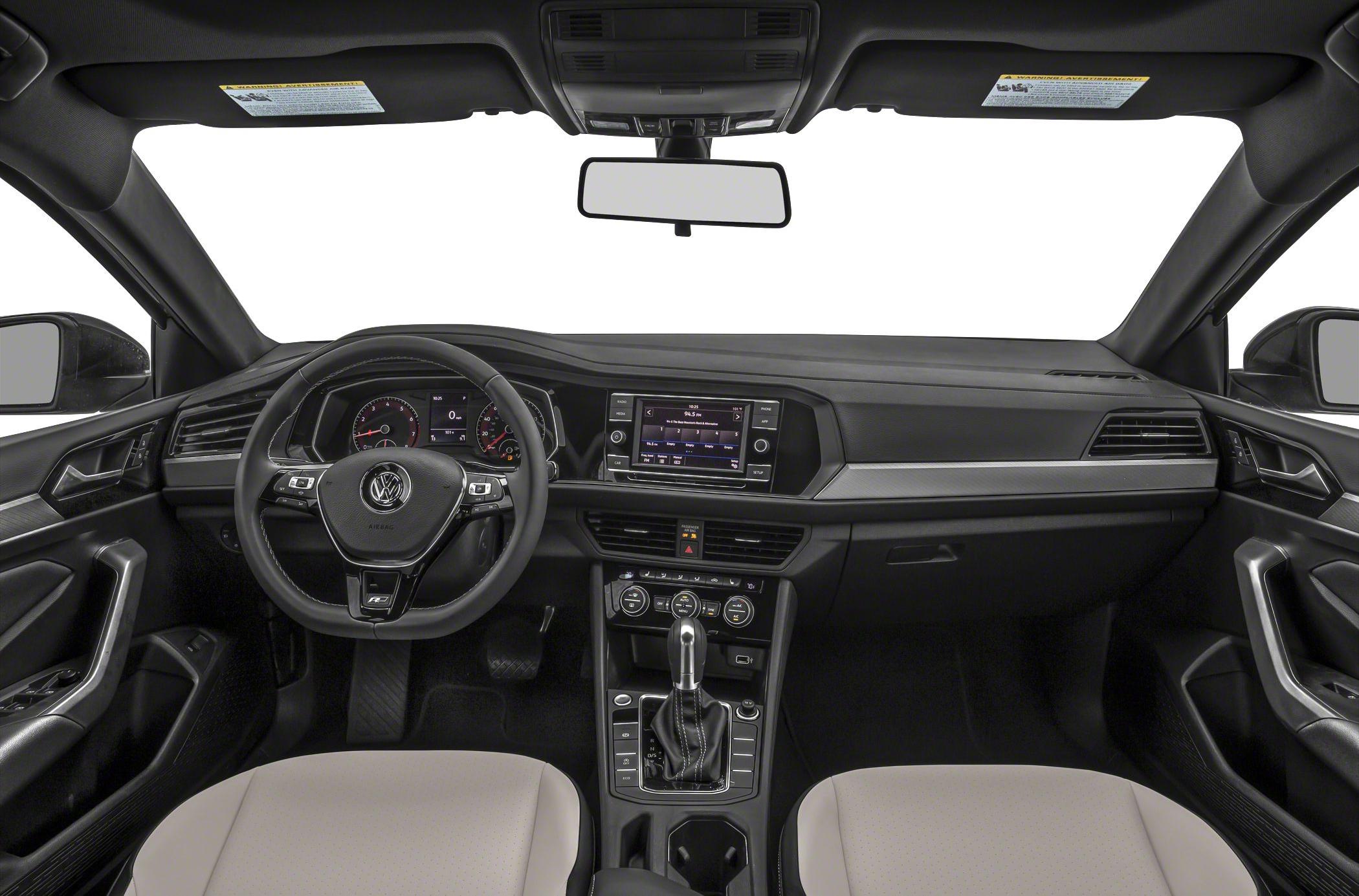 Modern dashboard with digital display and multifunction steering wheel
