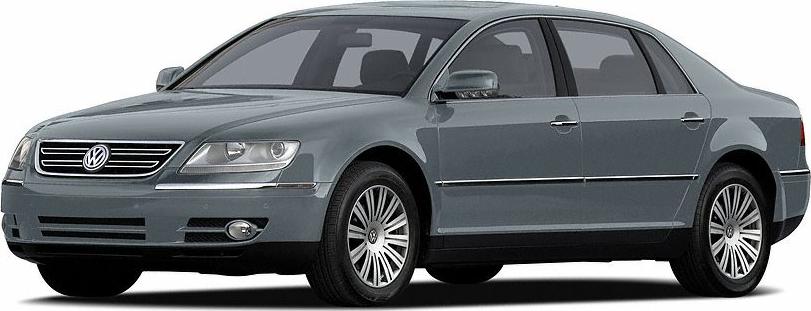 Silver luxury sedan with extended wheelbase and sleek profile