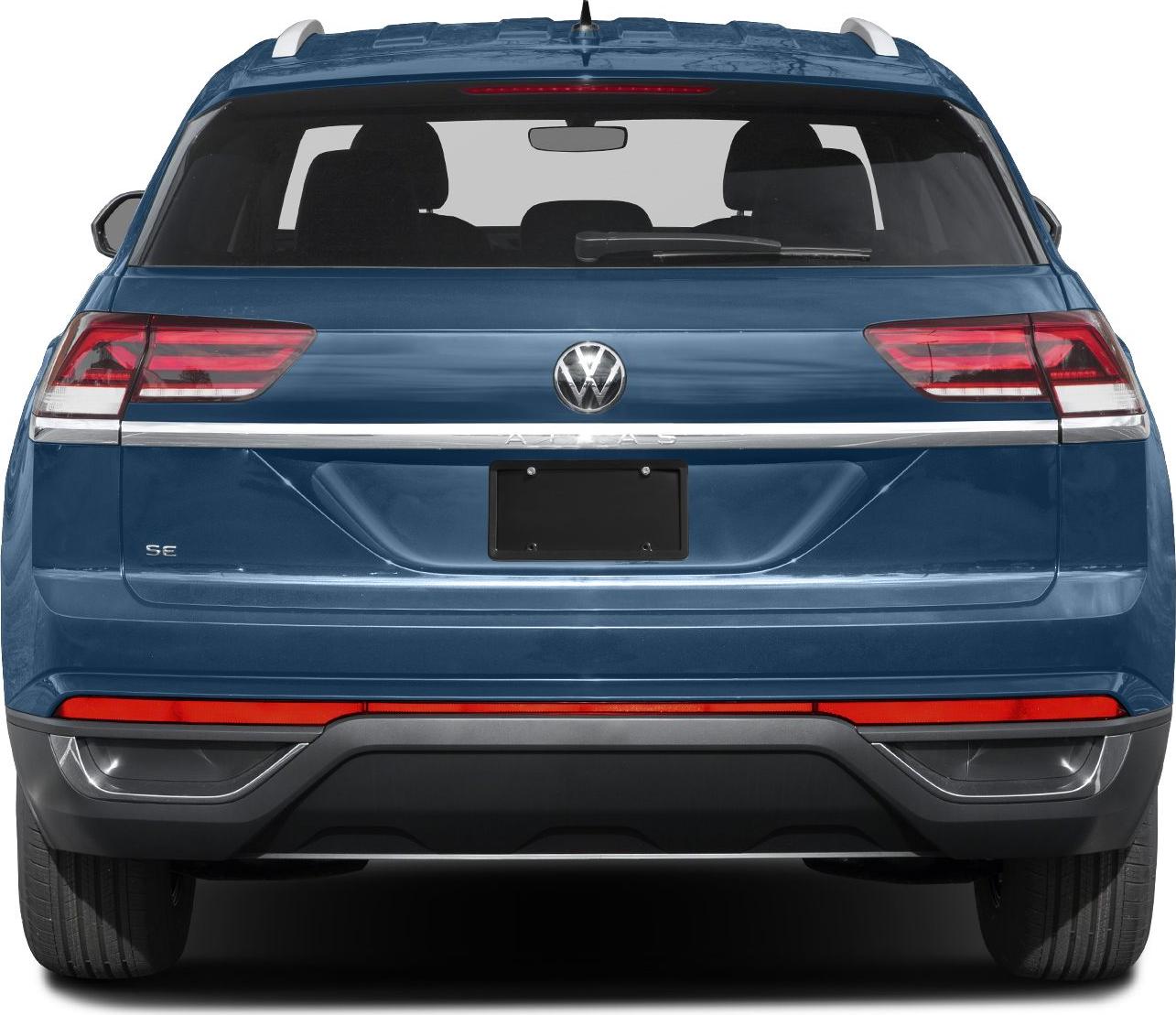 Rear view with modern taillights and rear windshield wiper