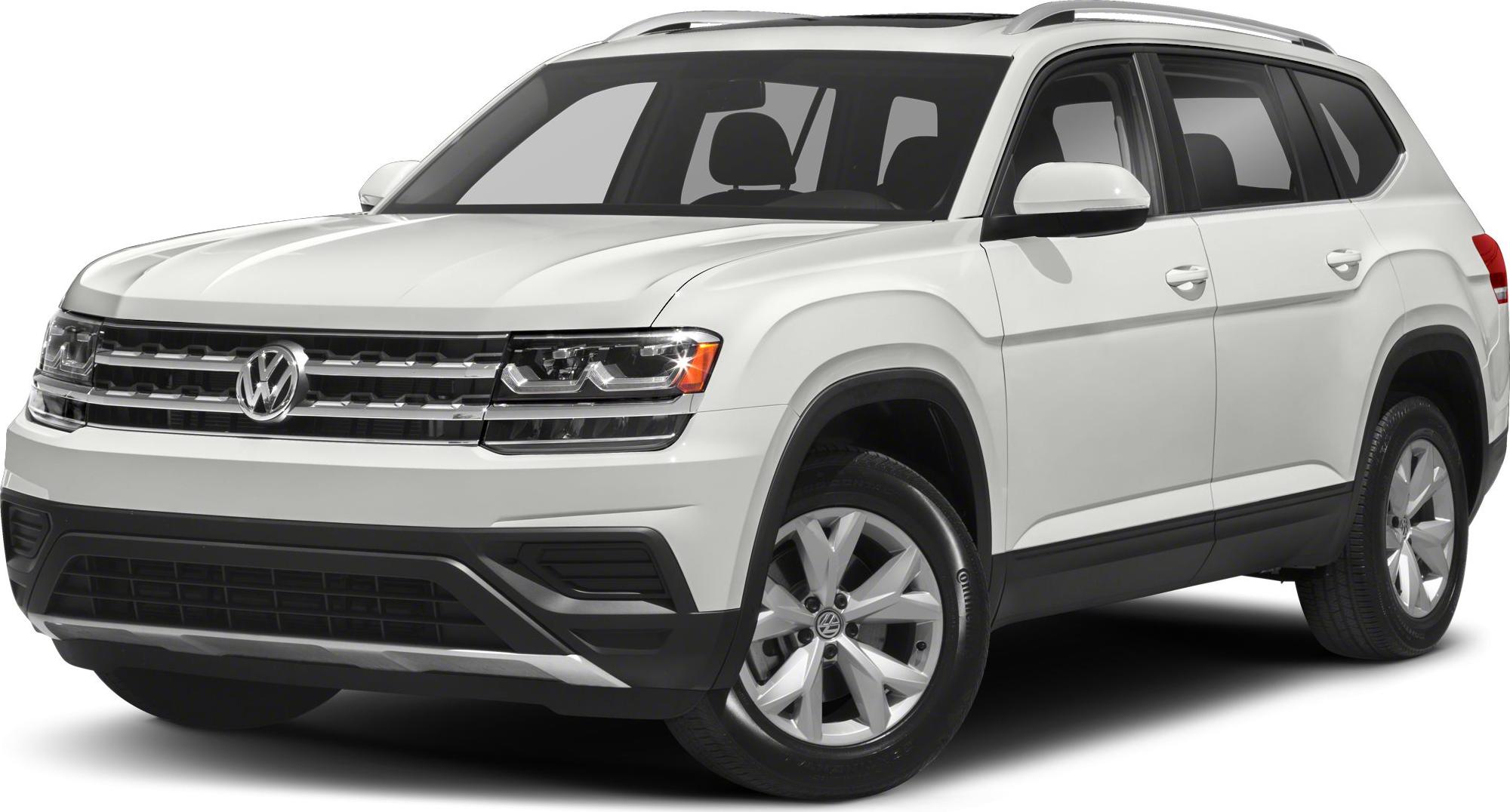 Front side of white SUV with LED headlights and roof rails