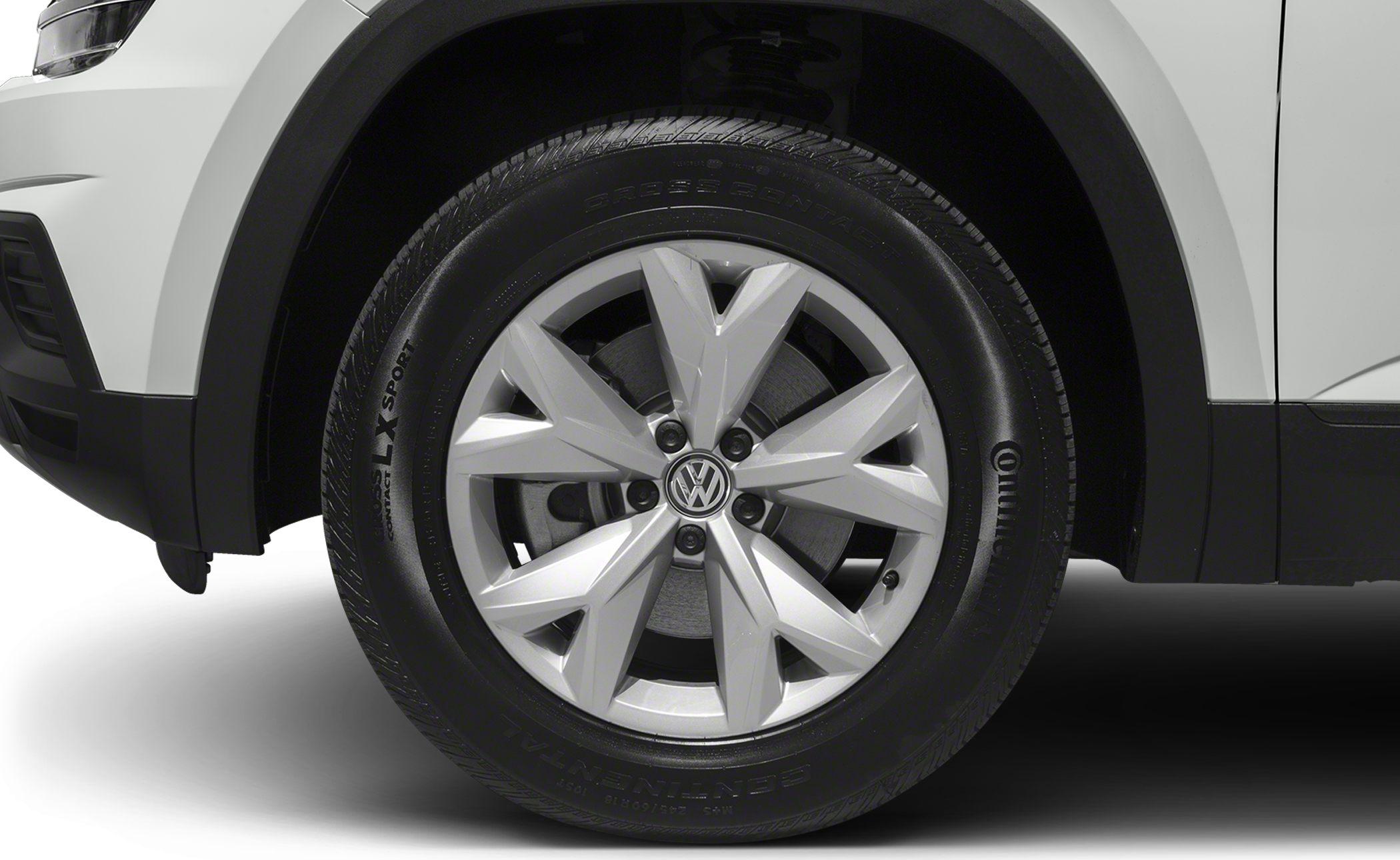 Close-up of alloy wheel and Continental tire with detailed tread and rim design