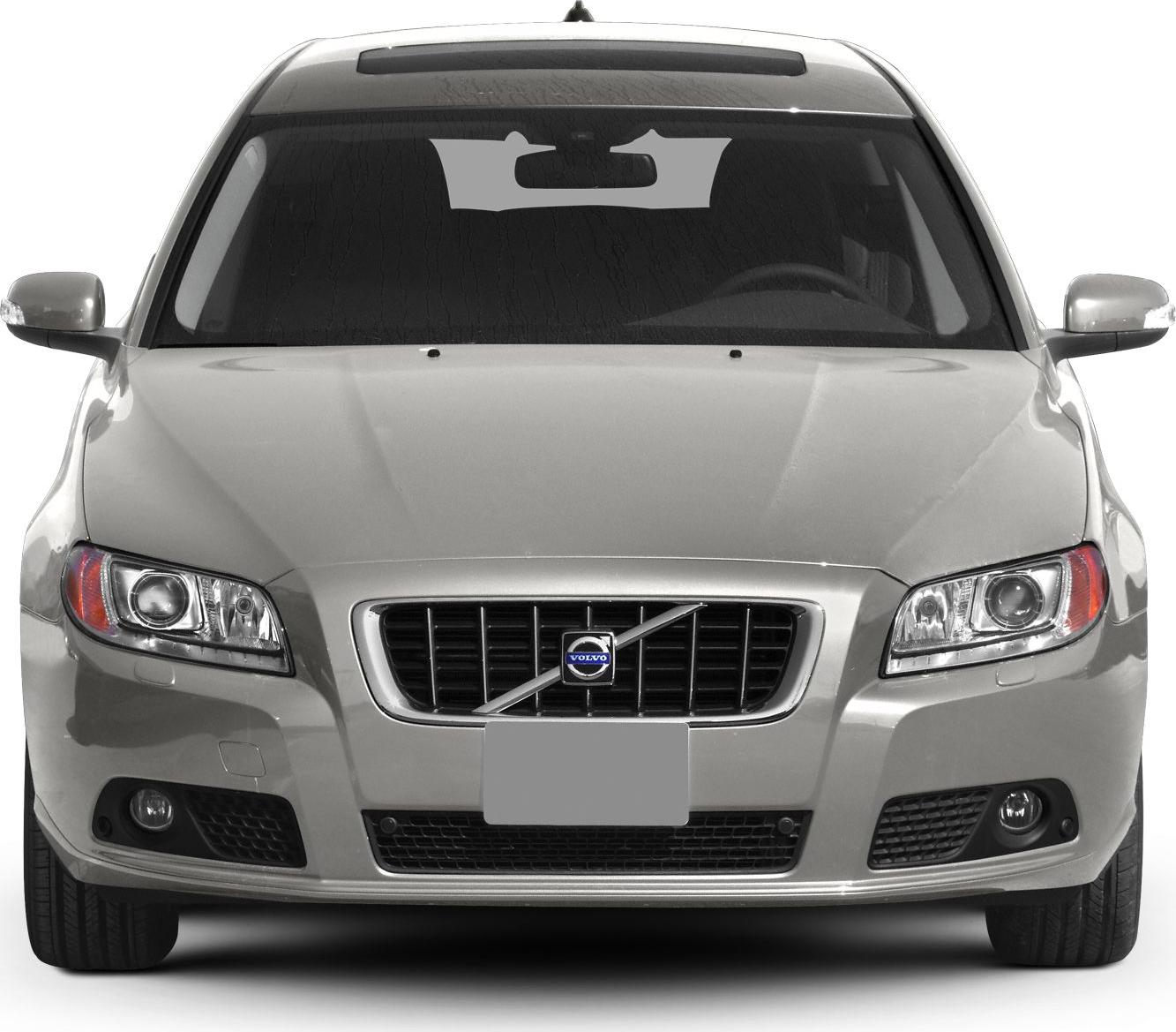 Front view focusing on grill, headlights, and fog lights.