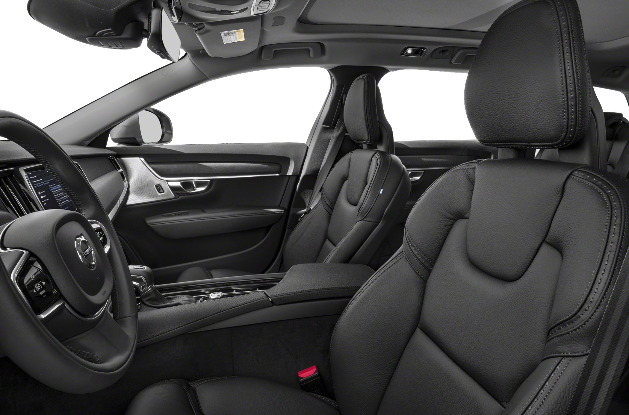 Luxury ergonomic leather seats with modern cabin features