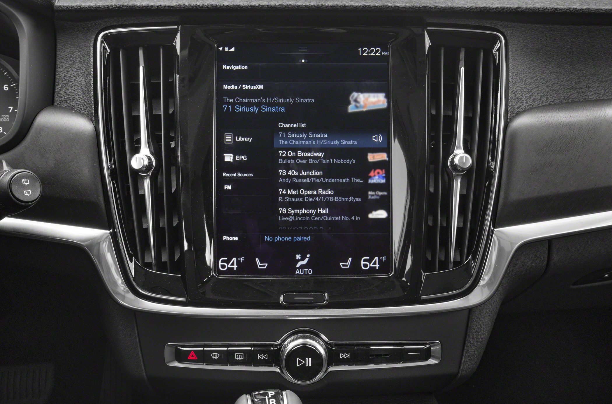 Touchscreen infotainment and dual-zone climate controls
