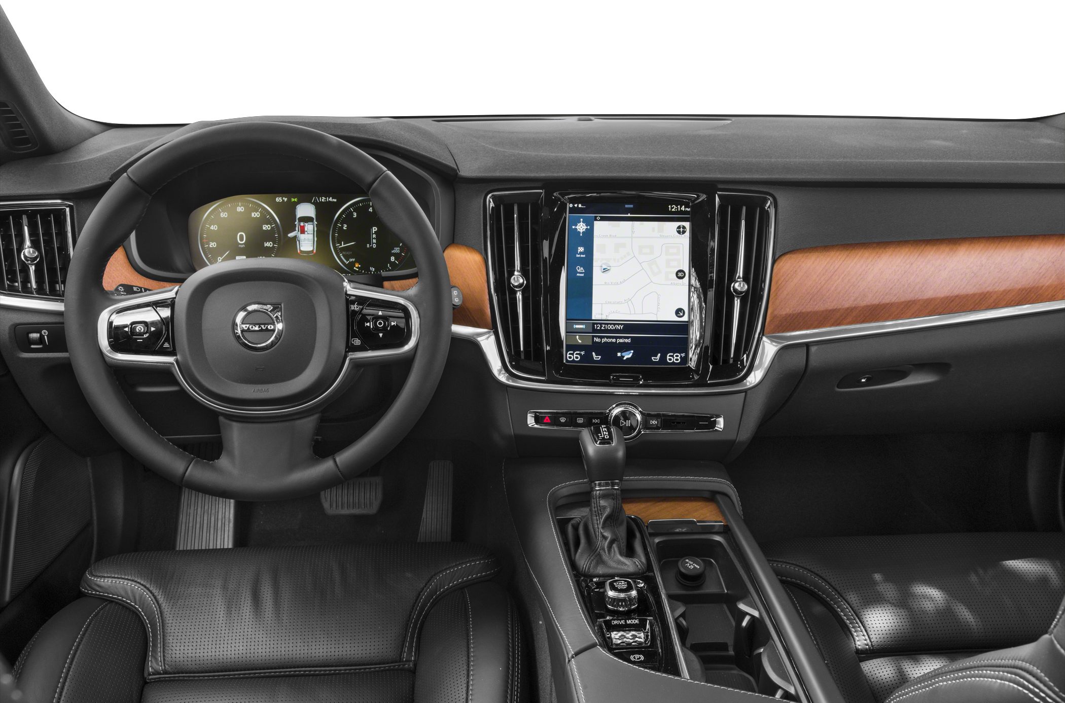 Digital dashboard, touchscreen navigation, leather seats, wood trim interior
