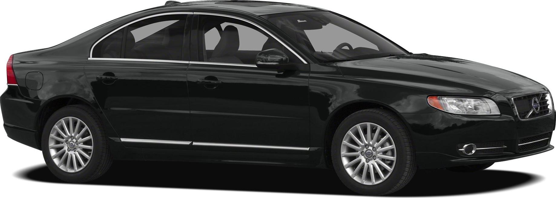 Side profile of a sedan with alloy wheels and sleek body lines