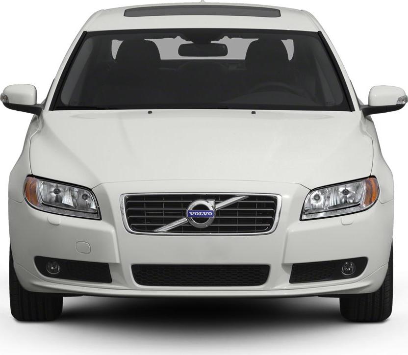 Front view with distinctive grille and headlight design