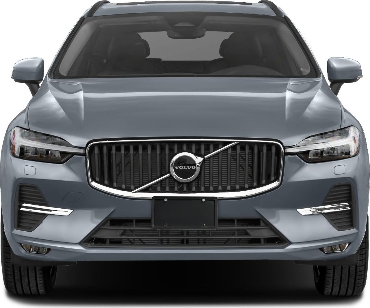 Front view with grille, headlights, and aerodynamic bumper