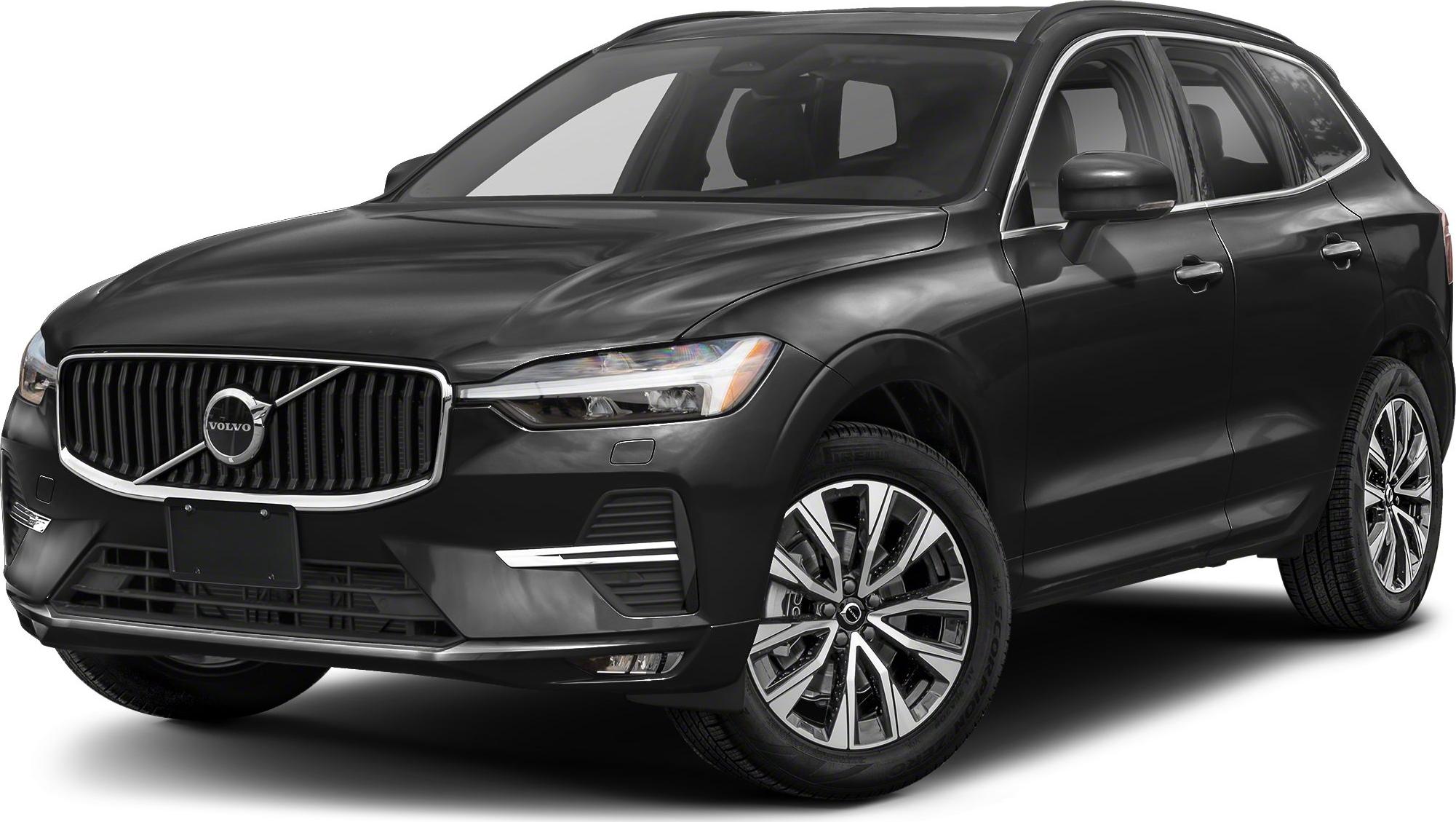 Sleek SUV front view with LED headlights and multi-spoke alloy wheels